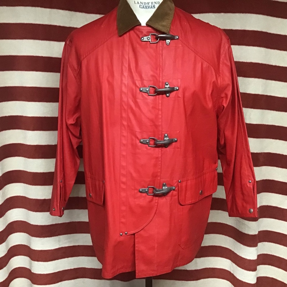 Guc Rare vintage CP93 firemans slicker Sz M - Picture 4 of 8